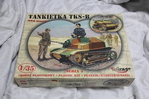 1/35 TKS-B 豆戦車 TANKIETKA Mirage HOBBY No35413 検索 ミラージュ ホビー WWII ポーランド軍 ミニ 戦車 グッズ バウマン