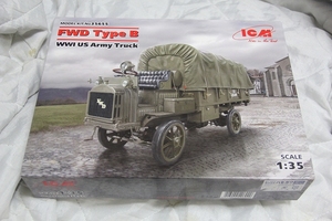 1/35 WWI FWD Type B アメリカ陸軍 トラック ICM No.35655 検索 フォード 第一次大戦 グッズ ハセガワ