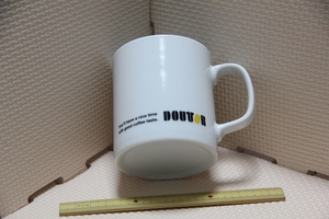 陶器製 ドトール マグカップ ロゴ マーク 未使用 検索 DOUTOR 珈琲 コーヒー マグ コップ グッズ