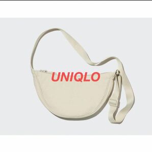 UNIQLO ラウンドミニショルダーバッグ　オフホワイト