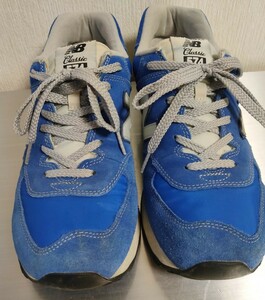 new balance 574 Classic US9.5 Sneakers ニューバランス クラシック 574 ブルー 27.5cm スニーカー