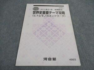 VX06-167 河合塾 世界史重要テーマ攻略 ヒトとモノのネットワーク テキスト 2013 夏期講習 06s0B