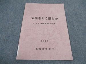 VY04-179 東海高等学校 大学をどう選ぶか コース 科目選択の手引き 2020 04s0B