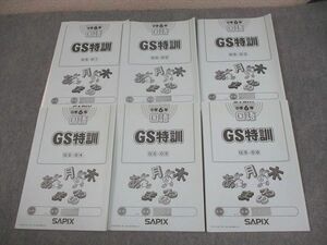 VW11-068 SAPIX 小6 国語 GS特訓 GS-01～06 2019 計6冊 25m2D