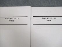 VZ11-053 LEC東京リーガルマインド 公務員試験 時事白書ダイジェスト 時事/白書編 2023年合格目標 未使用品 計2冊 12m4B_画像2