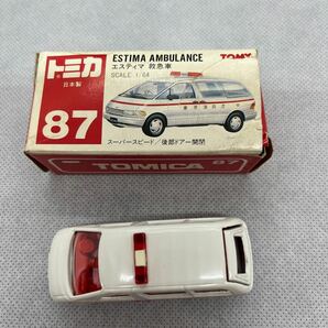 トミカ No.87 トヨタエスティマ救急車 日本製の画像3