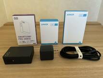 CIO モバイルバッテリー SMARTCOBY PRO-30WZC 10000mAh PD30W & ANKER Nano II 45W アダプタ & Type c-c ケーブル 1.8M iphone15などに_画像1