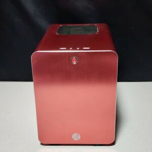 【送料無料】RAIJINTEK METIS PLUS RED キューブ型PCケース(Mini-ITX) アルミニウム製