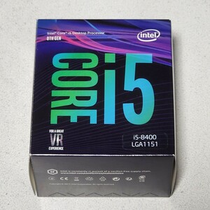 CPU Intel Core i5 8400 2.8GHz 6コア6スレッド CoffeeLake PCパーツ インテル 動作確認済み