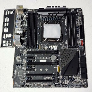 MSI X99-S01 IOパネル付属 LGA2011-3 ATXマザーボード Bios 動作確認済 PCパーツ