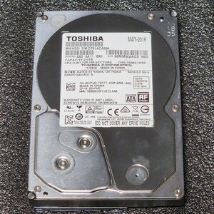 【送料無料】TOSHIBA DT01ACA200 2000GB/2TB 3.5インチ内蔵HDD 2016年製 フォーマット済み 正常品 PCパーツ 動作確認済
