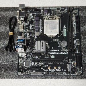 ASRock H310CM-HDV/M.2 LGA1151 MicroATXマザーボード 第8・9世代CPU対応 最新Bios 動作確認済 PCパーツ