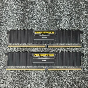 CORSAIR VENGEANCE LPX DDR4-2666MHz 8GB (4GB×2枚キット) CMK8GX4M2A2666C16 動作確認済み デスクトップ用 PCメモリ 