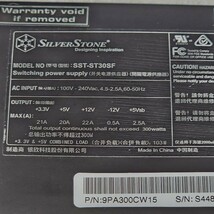 SilverStone SST-ST30SF 300W 80PLUS BRONZE認証 SFX電源ユニット 動作確認済み PCパーツ_画像2