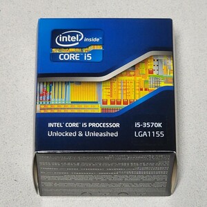 CPU Intel Core i5 3570K 3.4GHz 4コア4スレッド IvyBridge PCパーツ インテル 動作確認済み