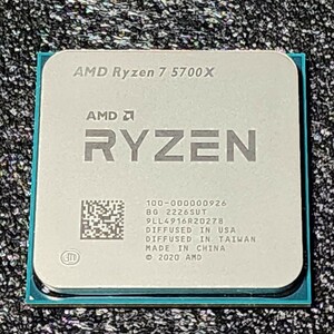 CPU AMD RYZEN7 5700X 3.4GHz 8コア16スレッド Socket AM4 PCパーツ 動作確認済み