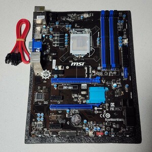 MSI Z87-S01 LGA1150 ATXマザーボード 第4世代CPU対応 Bios 動作確認済 PCパーツ