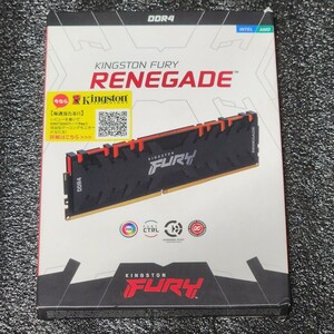 Kingston FURY RENEGADE DDR4-3600MHz 16GB (8GB×2枚キット) KF436C16RBAK2/16 RGB LED搭載 動作確認済み デスクトップ用 PCメモリ (1)