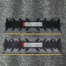 Kingston FURY RENEGADE DDR4-3600MHz 16GB (8GB×2枚キット) KF436C16RBAK2/16 RGB LED搭載 動作確認済み デスクトップ用 PCメモリ (1)_画像3