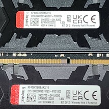 Kingston FURY RENEGADE DDR4-3600MHz 16GB (8GB×2枚キット) KF436C16RBAK2/16 RGB LED搭載 動作確認済み デスクトップ用 PCメモリ (1)_画像4