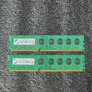 Transcend DDR3-1333MHz 8GB (4GB×2枚キット) 動作確認済み デスクトップ用 PCメモリ 