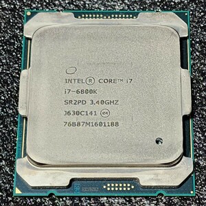 CPU Intel Core i7 6800K 3.4GHz 6コア12スレッド Broadwell-E LGA2011-3 PCパーツ インテル 動作確認済み