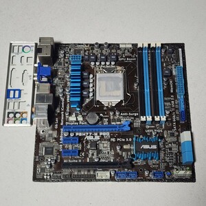 ASUS P8H77-M PRO IOパネル付属 LGA1155 MicroATXマザーボード 第2・3世代CPU対応 最新Bios 動作確認済 PCパーツ