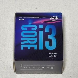 CPU Intel Core i3 8100 3.6GHz 4コア4スレッド CoffeeLake PCパーツ インテル 動作確認済み