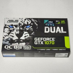 ASUS GEFORCE GTX1070 8GB GDDR5/DUAL-GTX1070-O8G 動作確認済み PCパーツ グラフィックカード PCIExpress