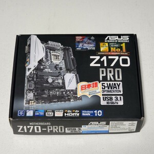 ASUS Z170-PRO IOパネル付属 LGA1151 ATXマザーボード 第6・7世代CPU対応 最新Bios 動作確認済 PCパーツ