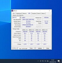 SK HYNIX DDR4-3200MHz 16GB (8GB×2枚キット) HMA81GU6DJR8N-XN 動作確認済み デスクトップ用 PCメモリ _画像4