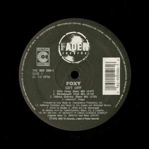 試聴 Foxy / Peter Brown - Get Off / Dance With Me [12inch] Fader Records US 1993 House