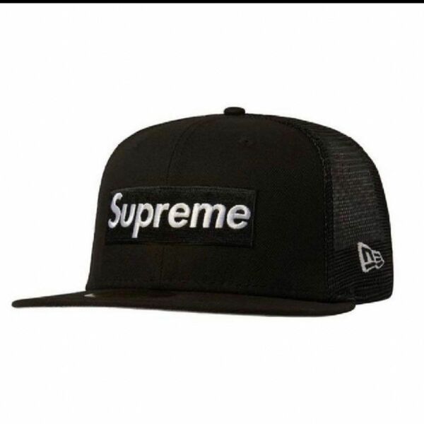 23SS Supreme Box Logo Mesh Back New Era シュプリーム　ニューエラ　キャップ　帽子