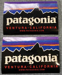 未使用 2枚set ☆ patagonia パタゴニア 本店 ventura ベンチュラ CALIFORNIA カリフォルニア ステッカー シール キャンプ アウトドア 雑貨