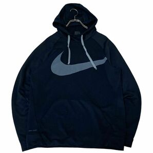 NIKE スウェットパーカー スウッシュ DRI-FIT プルオーバー　メンズL相当　o74①