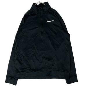 NIKE ハーフジップ トラックジャケット DRI-FIT ジャージ q49① L相当