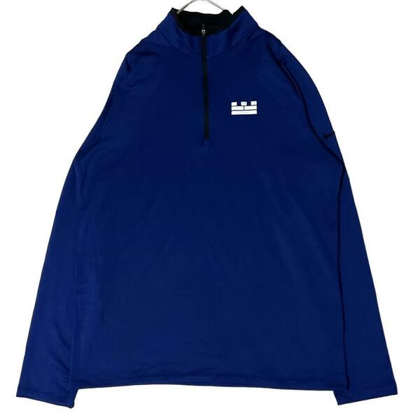 NIKEハーフジップトラックジャケット DRI-FIT US企業ジャージq53 M〜L相当