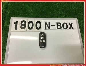 【送料無料】JF3 N-BOX EX 後期 純正 スマートキー キーレス 両側パワスラ用 4ボタン 予備/スペア用などにも♪