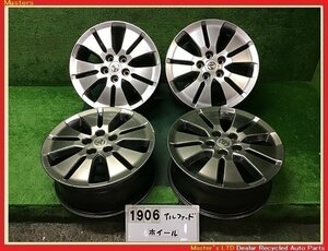 【送料無料】MNH10W アルファード V MS 前期 純正 アルミホイール 17×7J+45 5穴-114.3 ハイグロス 4本 冬用/スタッドレス用などにも♪