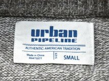 USA古着 urban PIPELINE ボタン留め ハーフジップ ハイネック セーター sizeS 杢 アーバンパイプライン アメリカ アメカジ_画像6