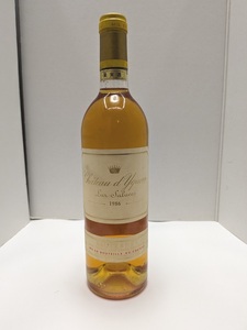 1986年 シャトー・ディケム 格付け特別第1級 ソーテルヌ 白ワイン 甘口フルボディ 750ml 