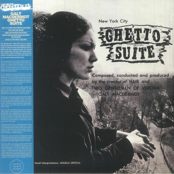 Galt MacDermot ガルト・マクダーモット - Ghetto Suite Record Store Day2023 1,000枚限定再発アナログ・レコード