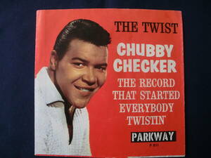 '60年,'62年全米No.1 US盤 Chubby Checker（チャビ・チェッカー）「Twist（ツイストNO.1） ／ Twistin' U.S.A」PARKWAY P811