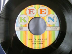 US盤 Sam Cooke（サム・クック）「ALL OF MY LIFE ／ STEALING KISSES」KEEN 3-2005 盤のみ