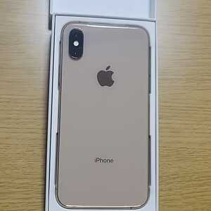 送料無料！新品未使用 iPhone XS ゴールド 64GB SIMフリー バッテリー状態100% メーカー交換品