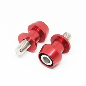  for motorcycle M10 aluminium stand hook red 2 piece set 