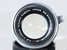 良品 Nikkor HC 5ｃm F/2 ライカＬ３９レンズ_画像6