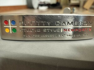 スコッティキャメロン SCOTTY CAMERON STUDIO STYLE　スタジオスタイル　ニューポート2 34インチ！　おすすめ！　303gssインサート　