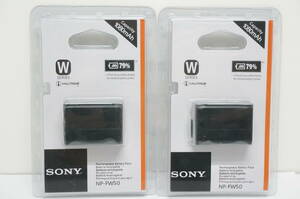 SONY ソニー　NP-FW50 海外パッケージ版　新品未開封品 ２個セット、ゆうパケットポスト