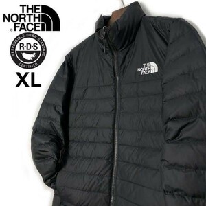 1円～!売切!【正規新品】THE NORTH FACE FLARE DOWN JACKET2 ダウンジャケット フレアダウン US限定 軽量 RDS パッカブル(XL)黒 190122-85